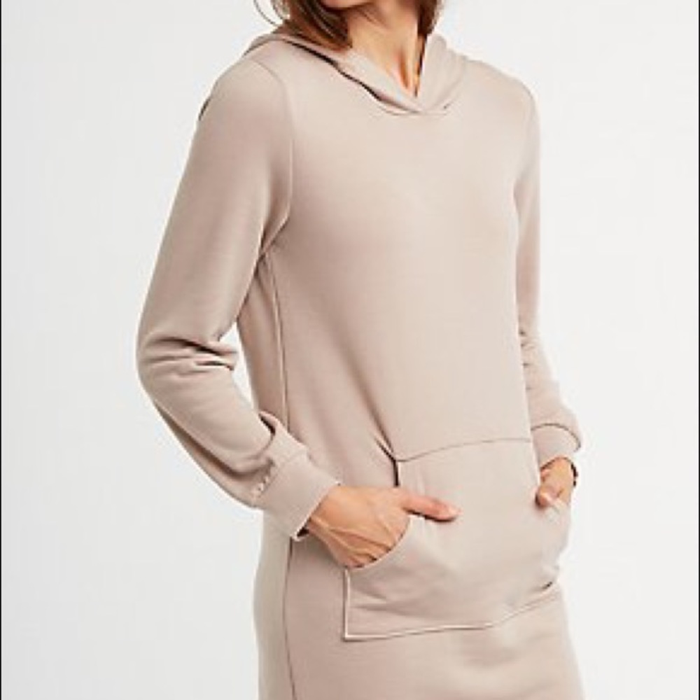 Charlotte Russe Hooded Sweatshirt Dress
